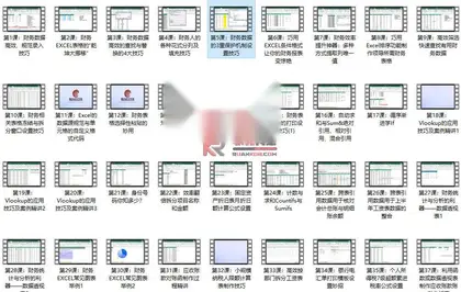 财务Excel零基础速成课｜函数公式+数据透视表+PPT制作（高薪就业+实战案例+免费试听）