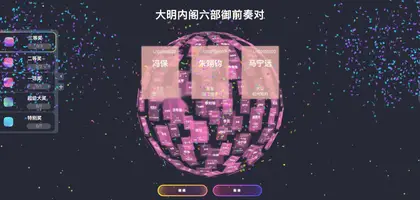 炫酷3D球体年会活动抽奖源码